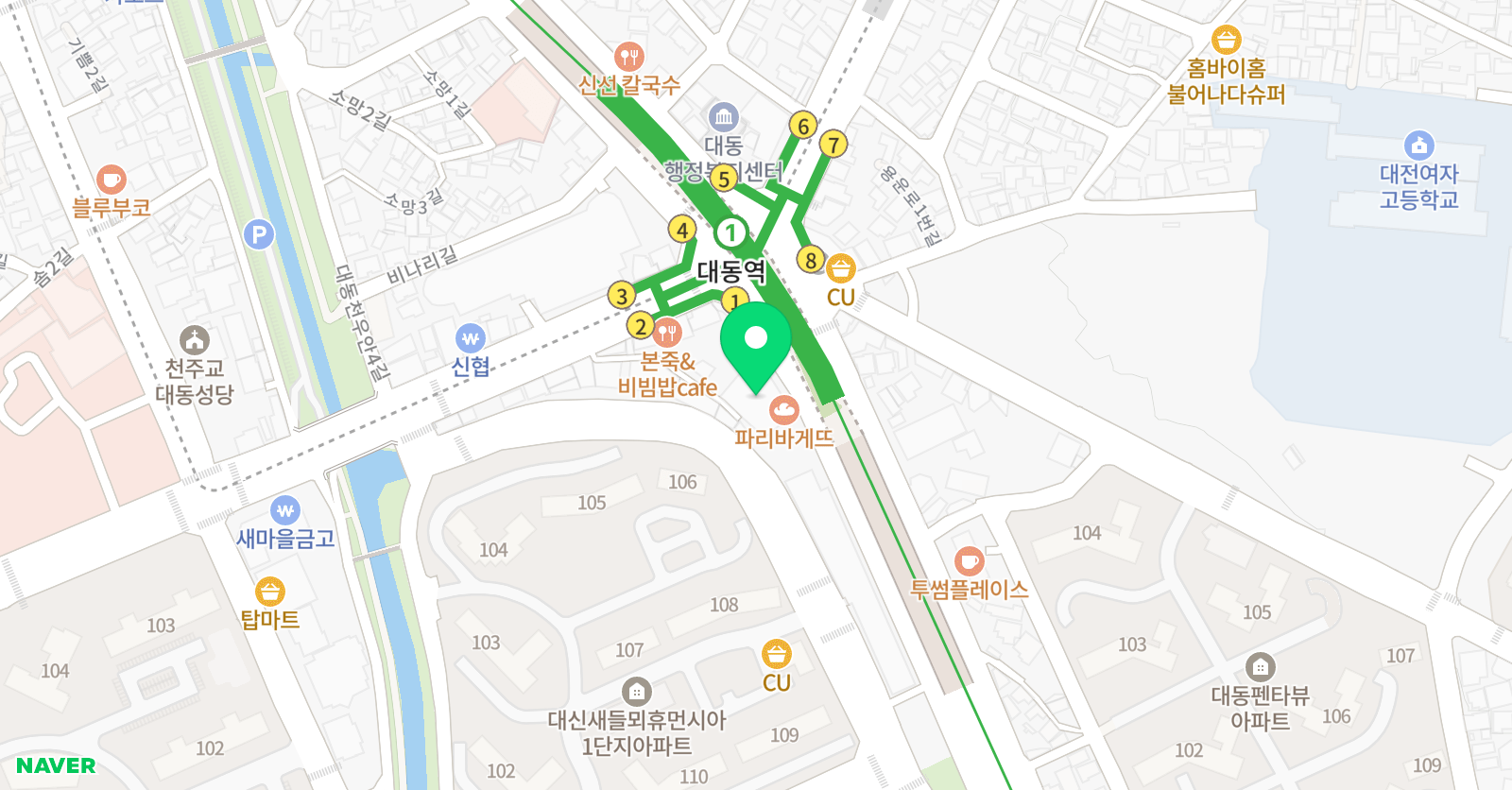 셀파 수학학원 위치