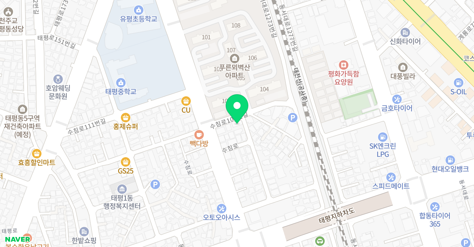 하이탑 학원 위치