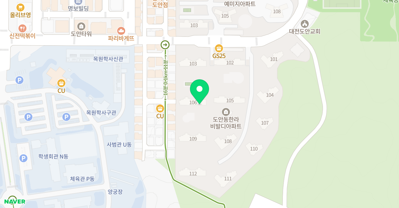 매쓰트리 강쌤 수학 위치