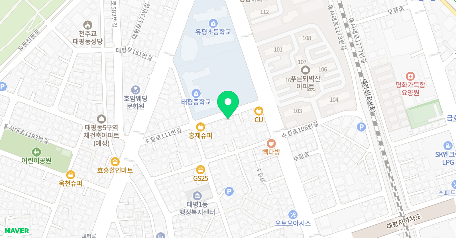 라별 피아노 음악학원 위치
