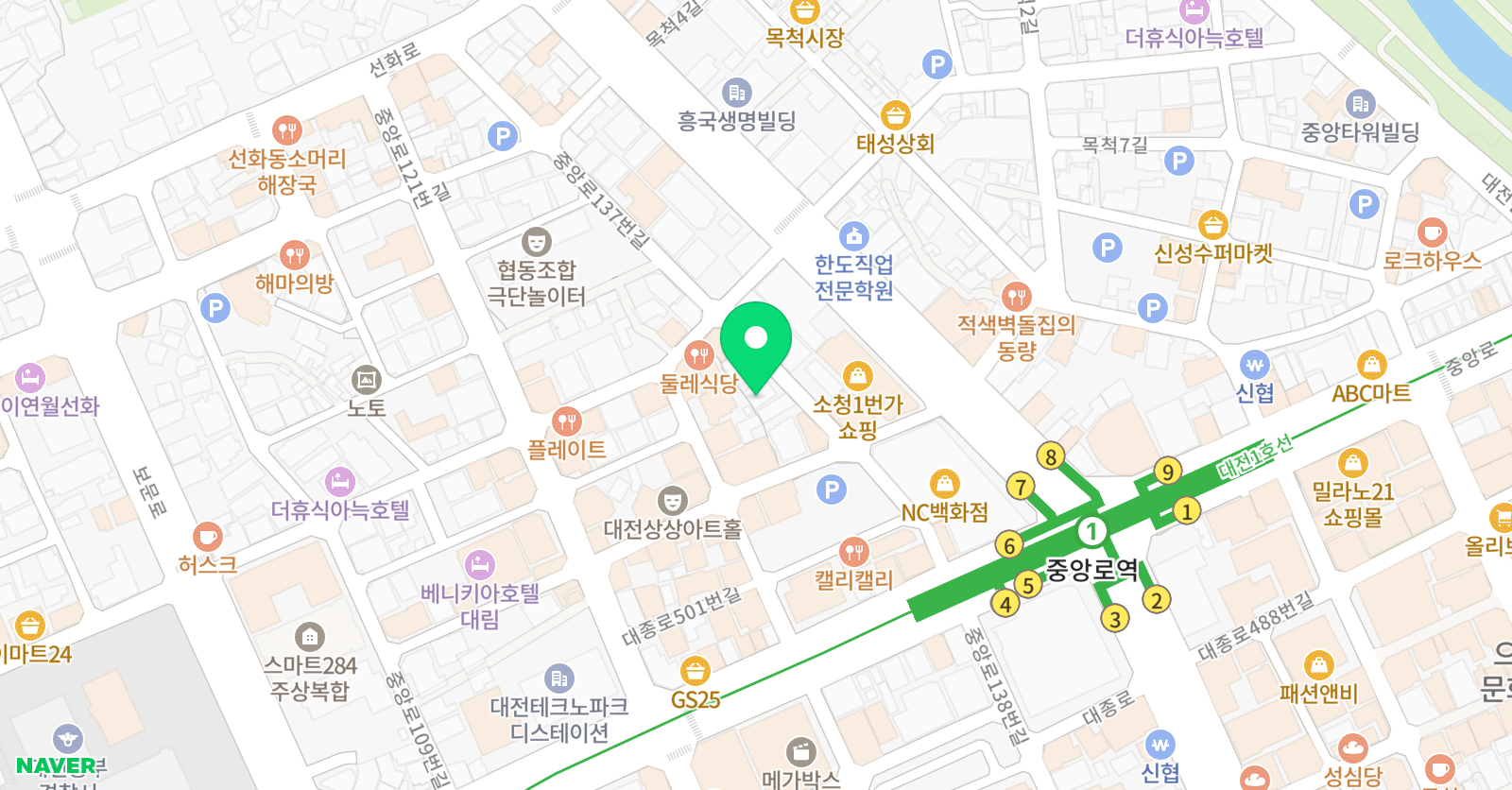 대우전산세무회계학원 위치