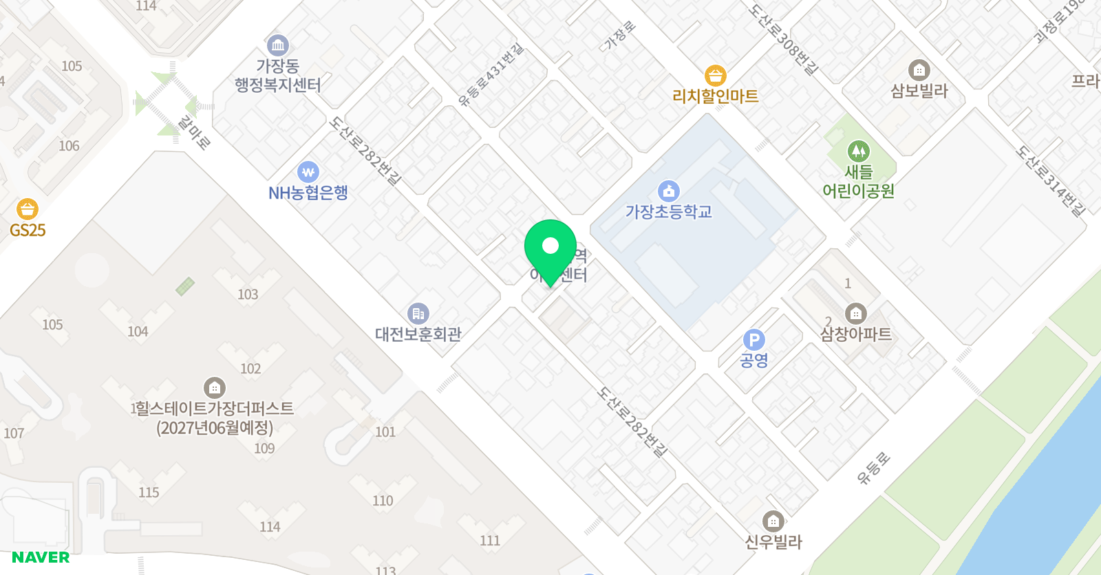 정상 학원 위치