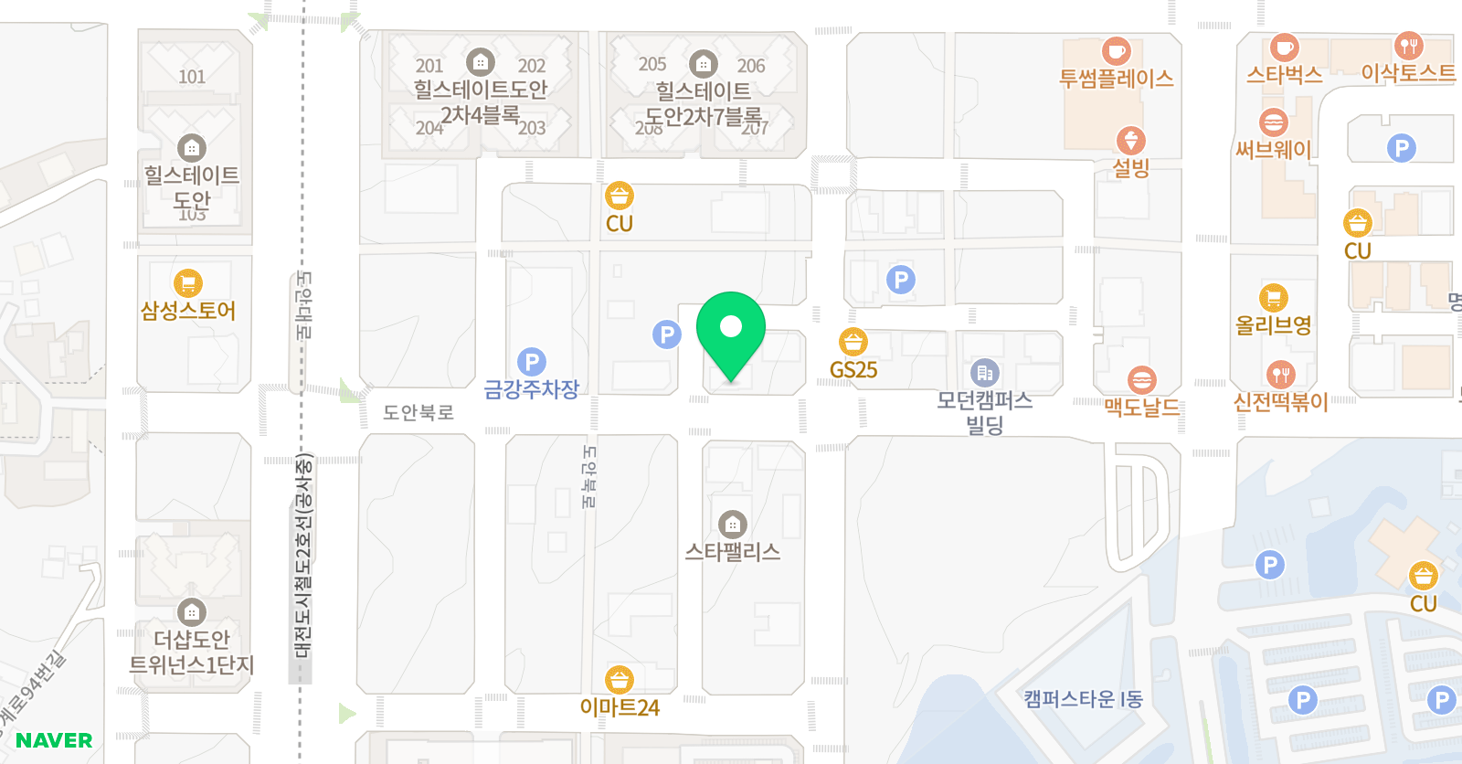 나래 아쿠아키즈풀 위치