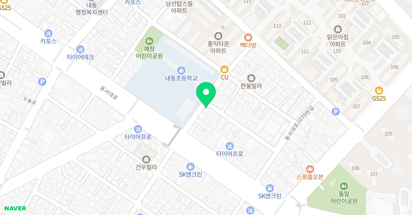 앤미술학원 위치