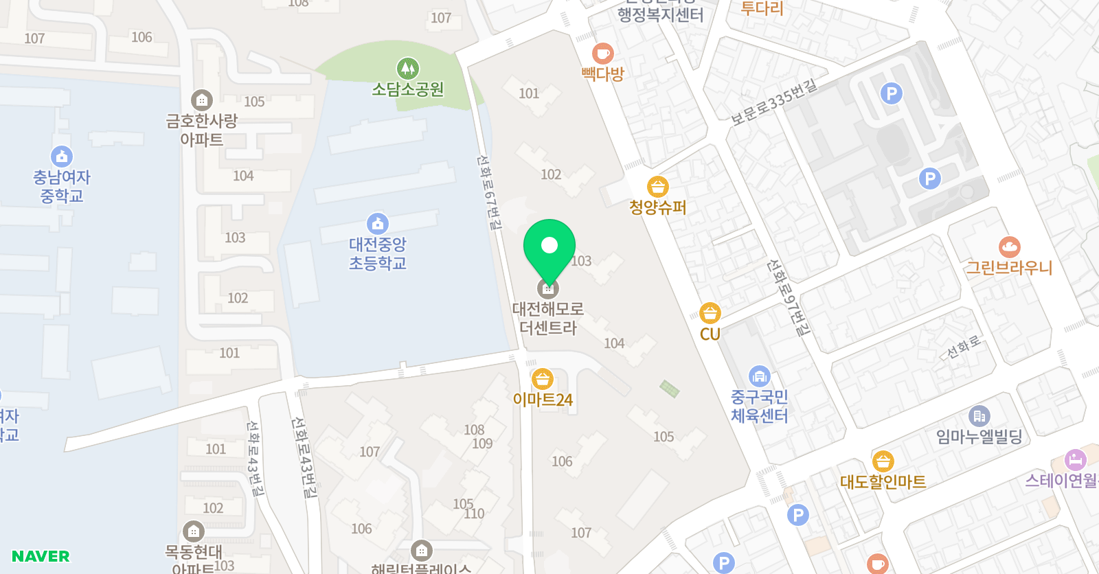 기탄사고력교실 선화해모로점 위치