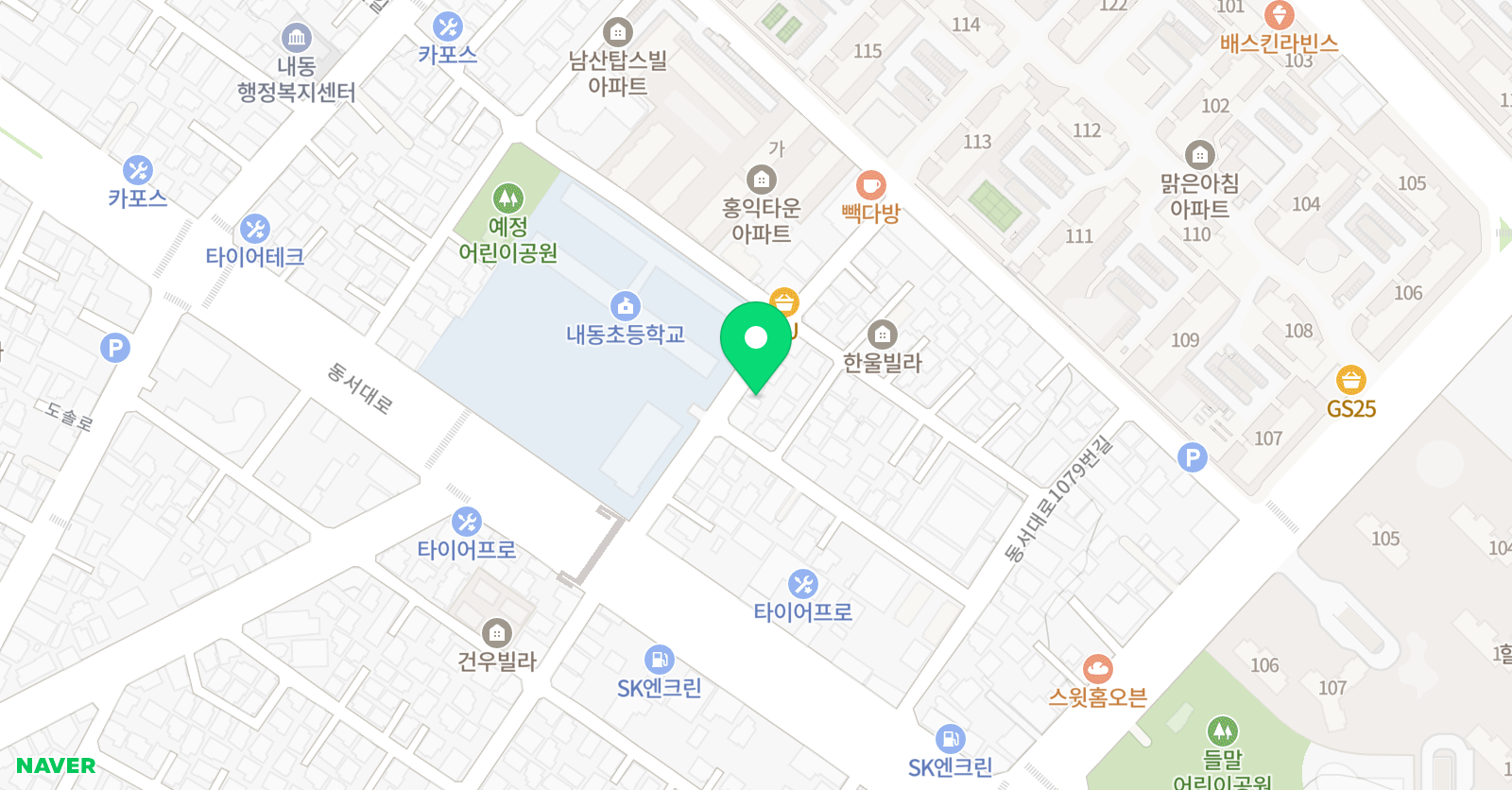 엘로이수학&English 위치
