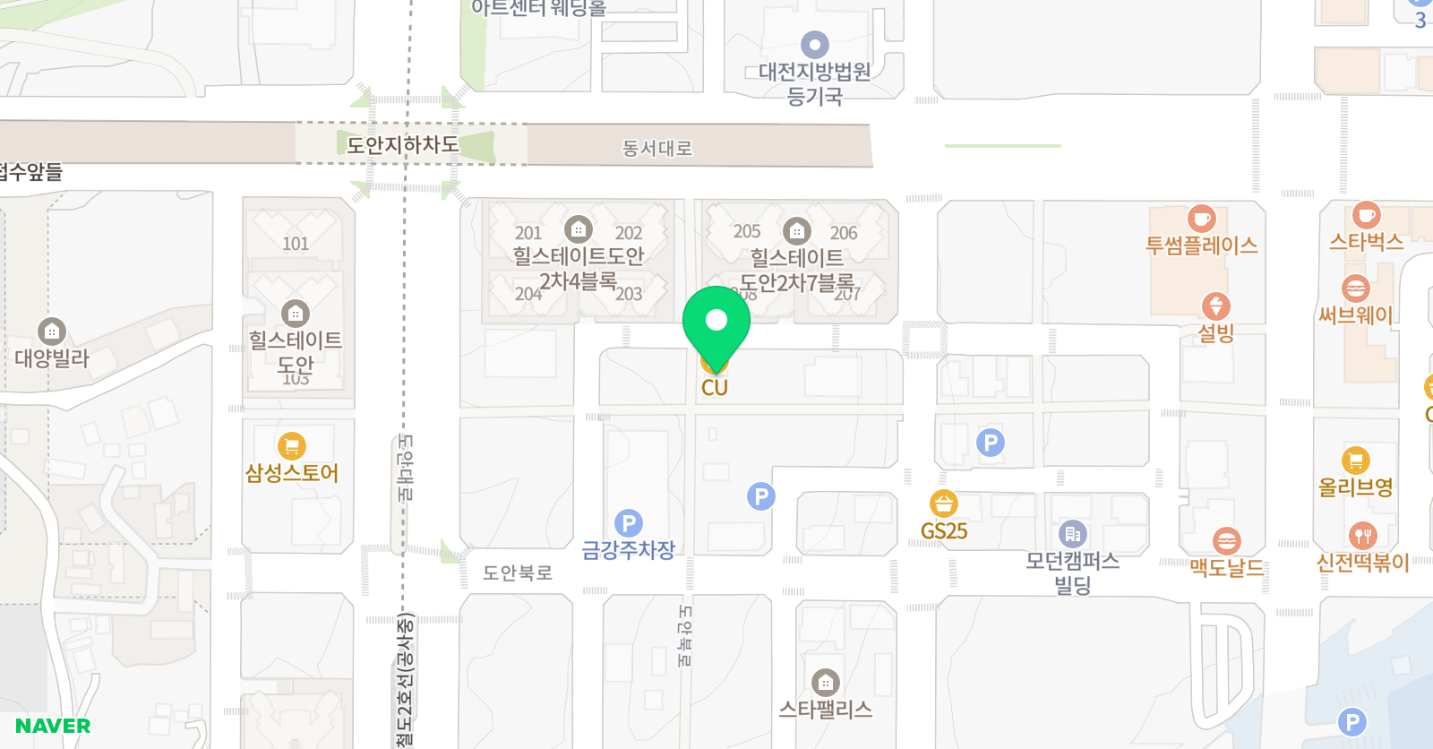 유앤발레 학원 위치