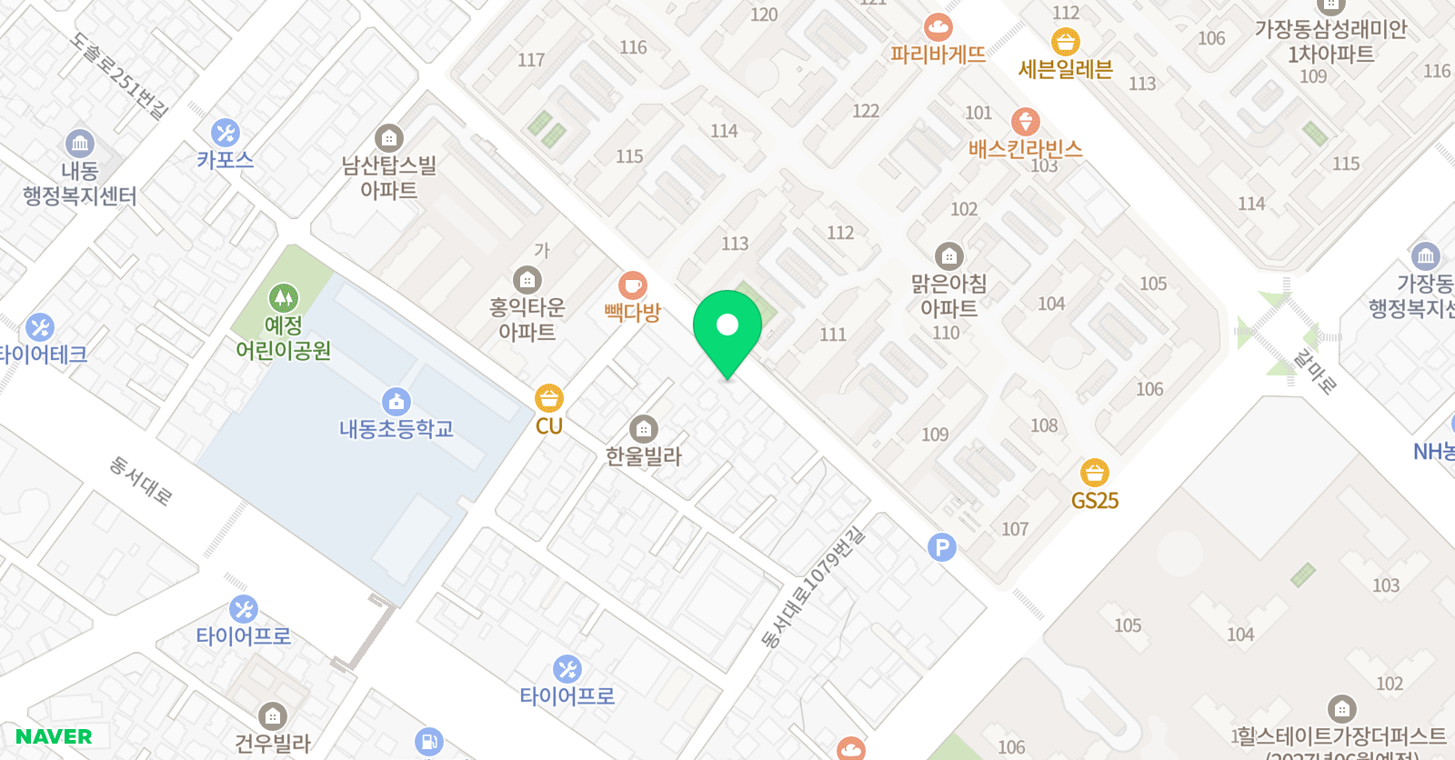 웅진씽크빅 스마트올클래스 스마트올클래스 학원 내동학원 위치