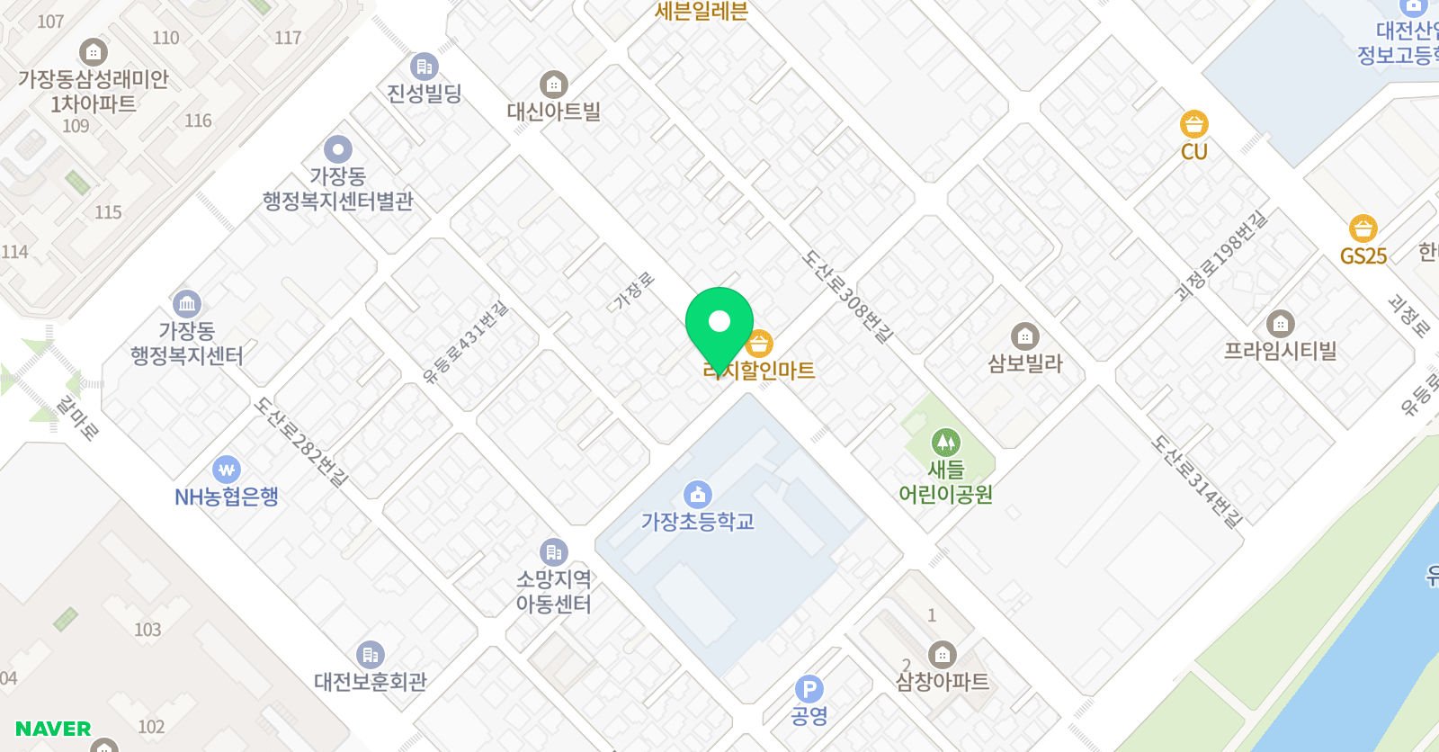 드벨르 음악학원 위치