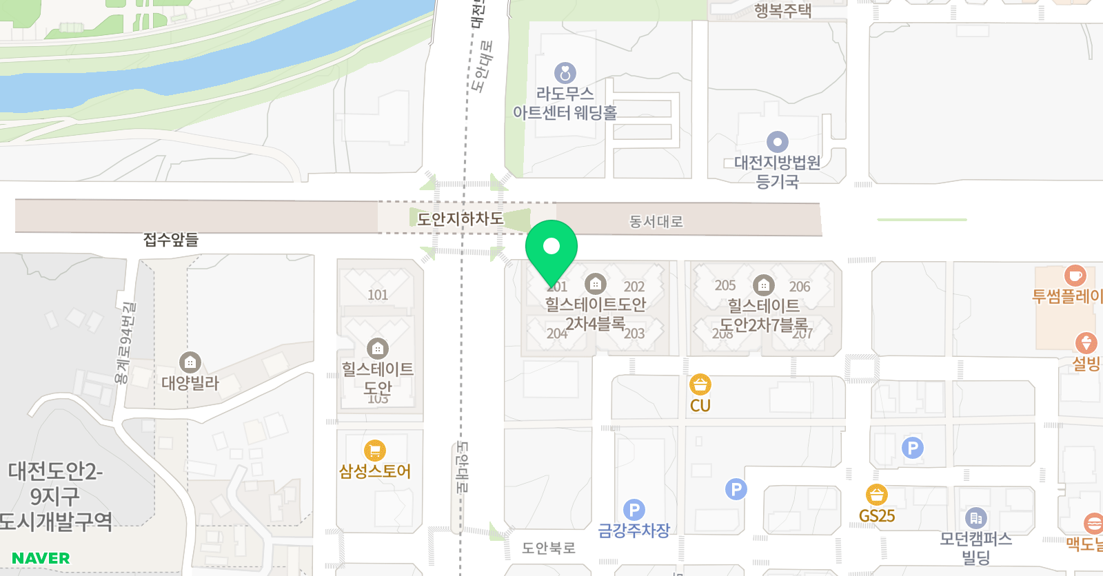 베블링 대전 위치