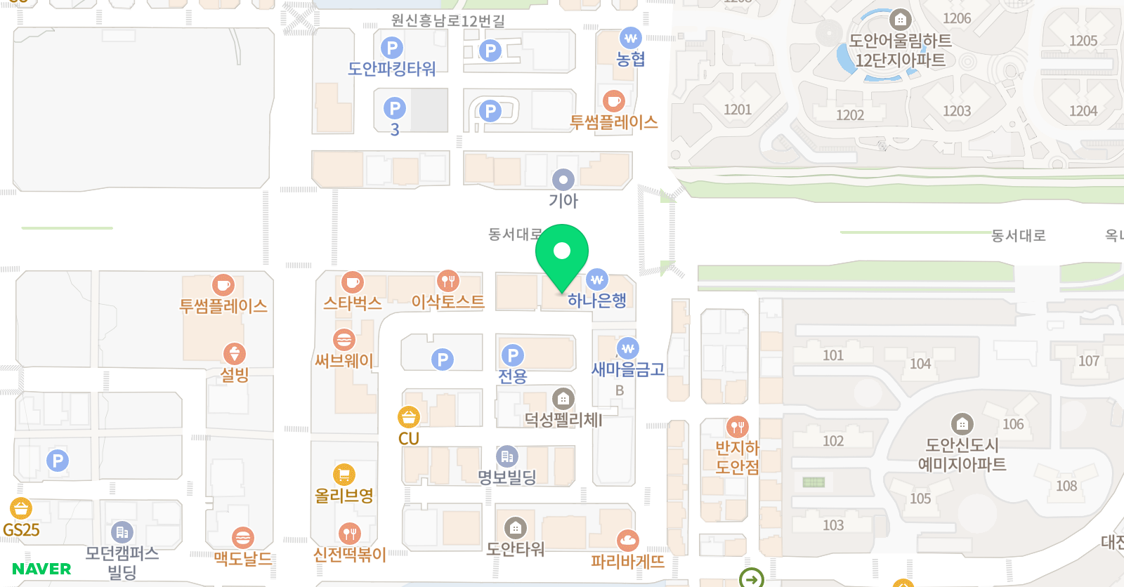 도안러닝센터 위치
