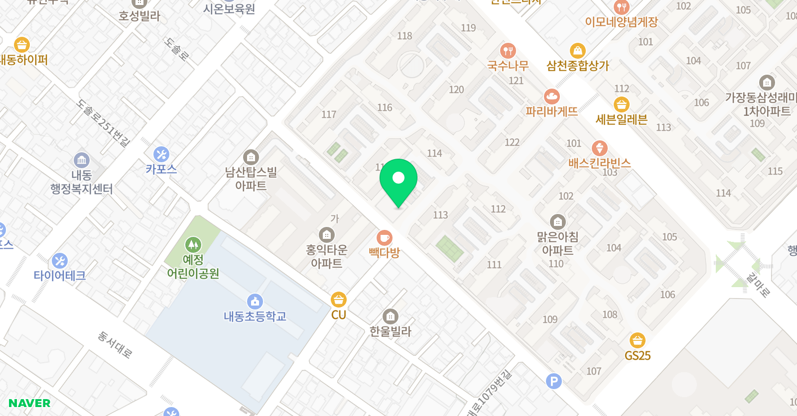 랄랄라 음악학원 위치