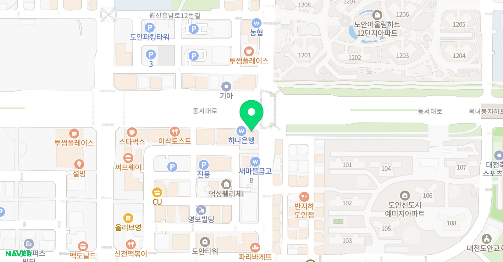 카이로스 영수학원 위치