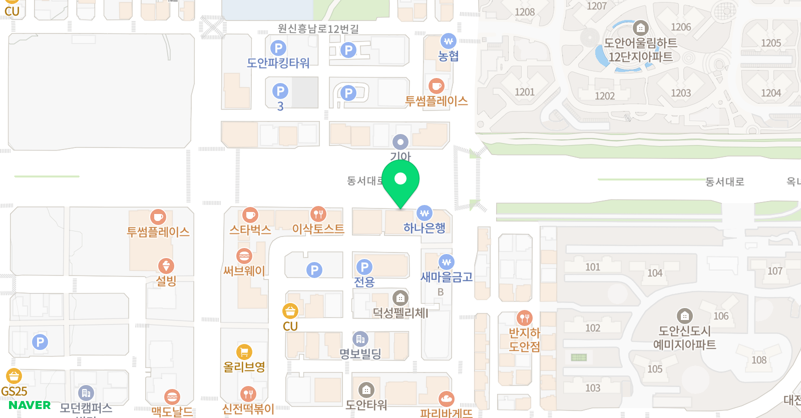 대전세종 발레학원 위치