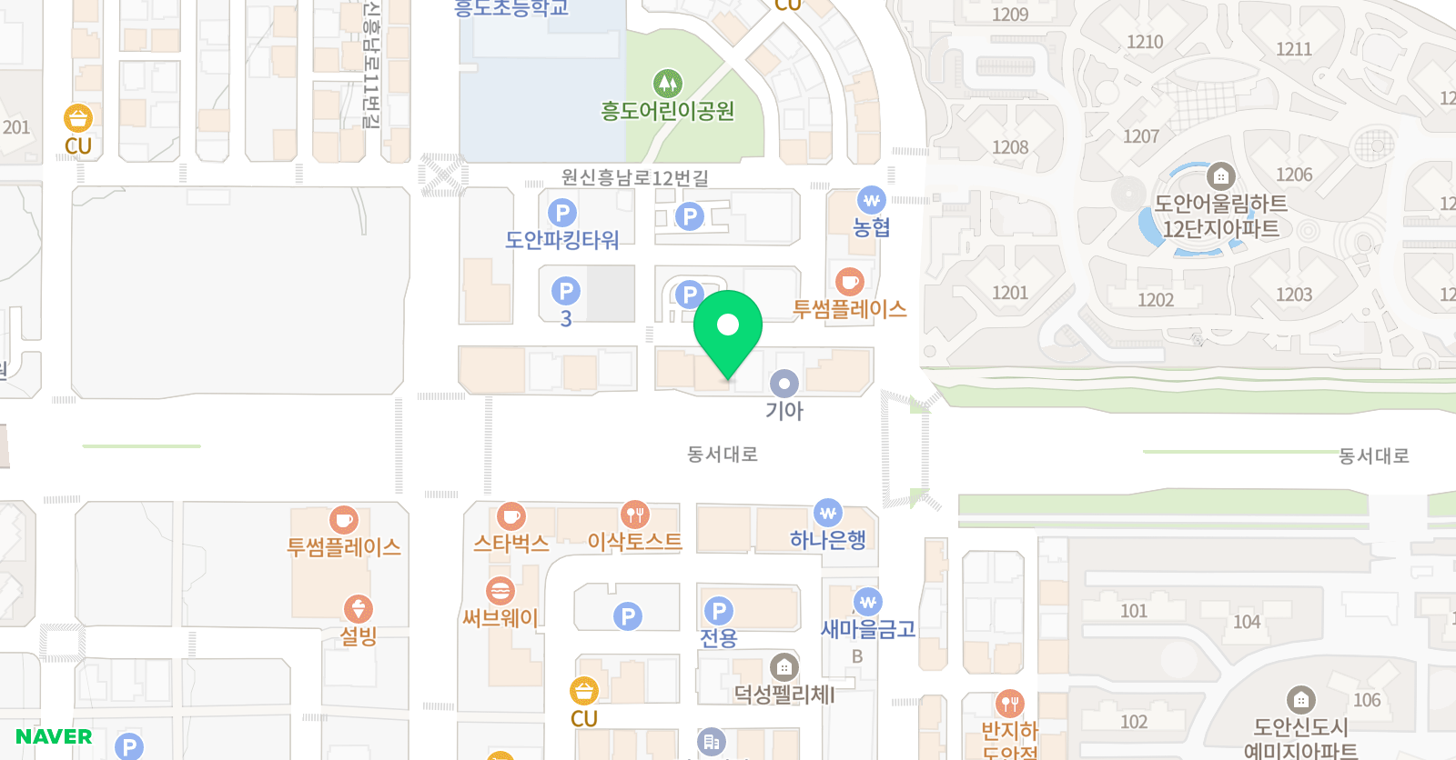 미술로생각하기 대전유성도안센터 위치