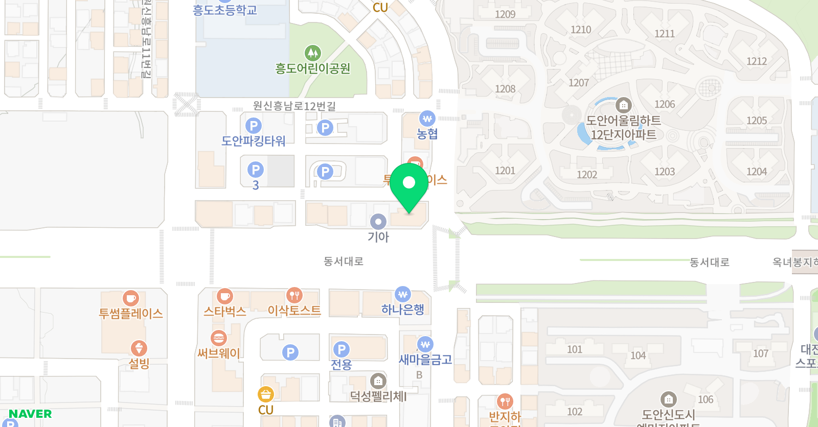 크라센 어학원 대전점 위치