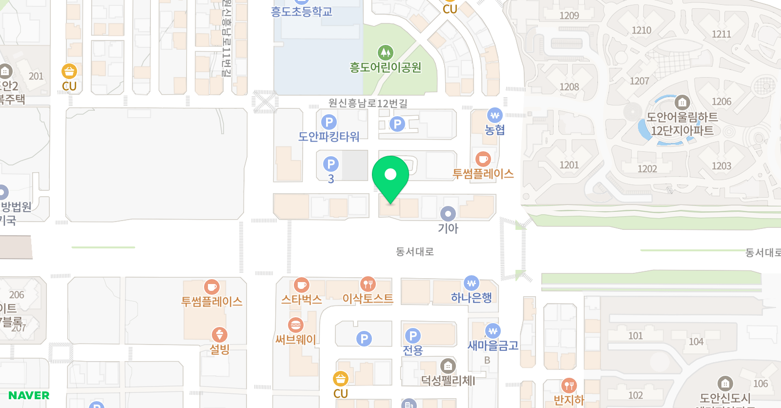 라온 수학학원 위치