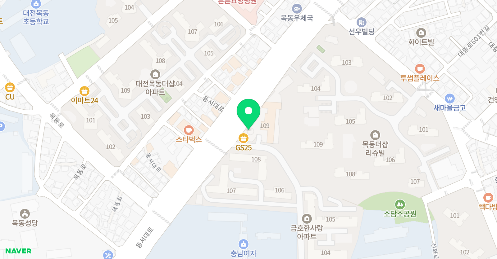 한사랑 중국어 위치