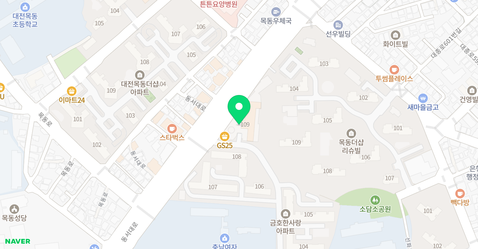 한사랑꿈이샘솟는음악학원 위치