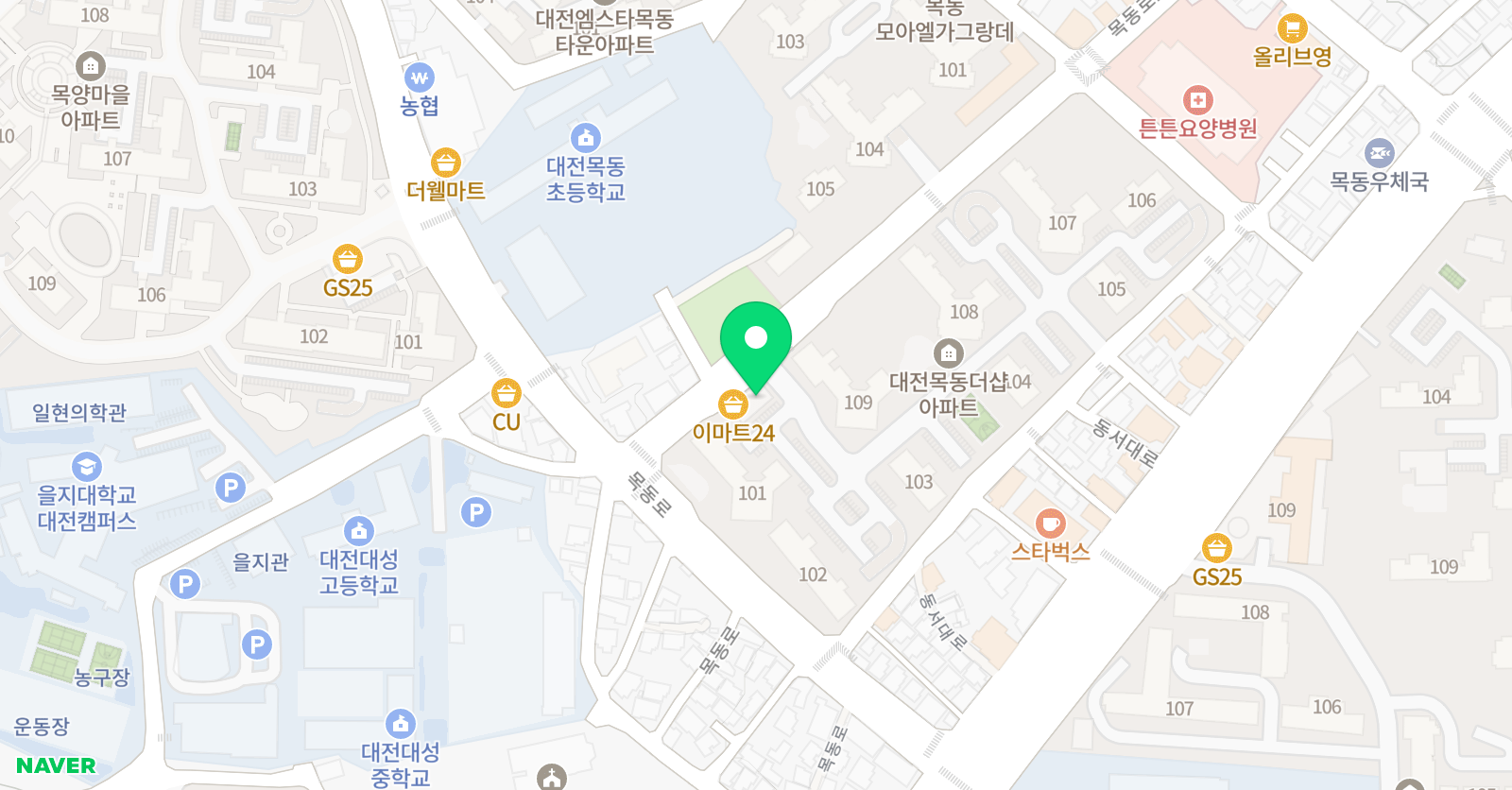 뮤엠 영어 목동초점 위치