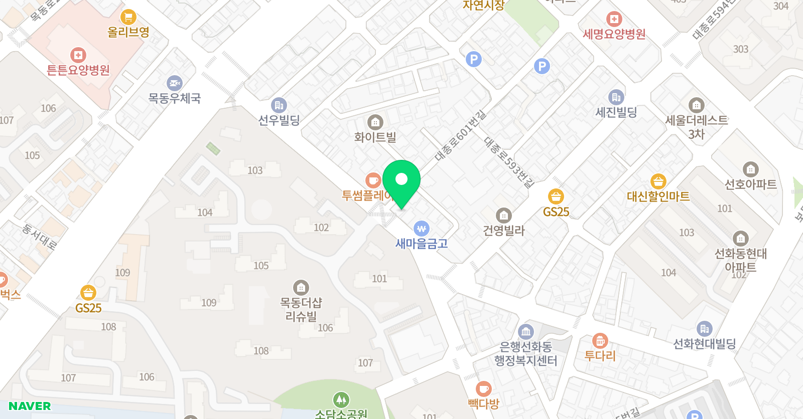 꿈이샘솟는 미술교습소 위치