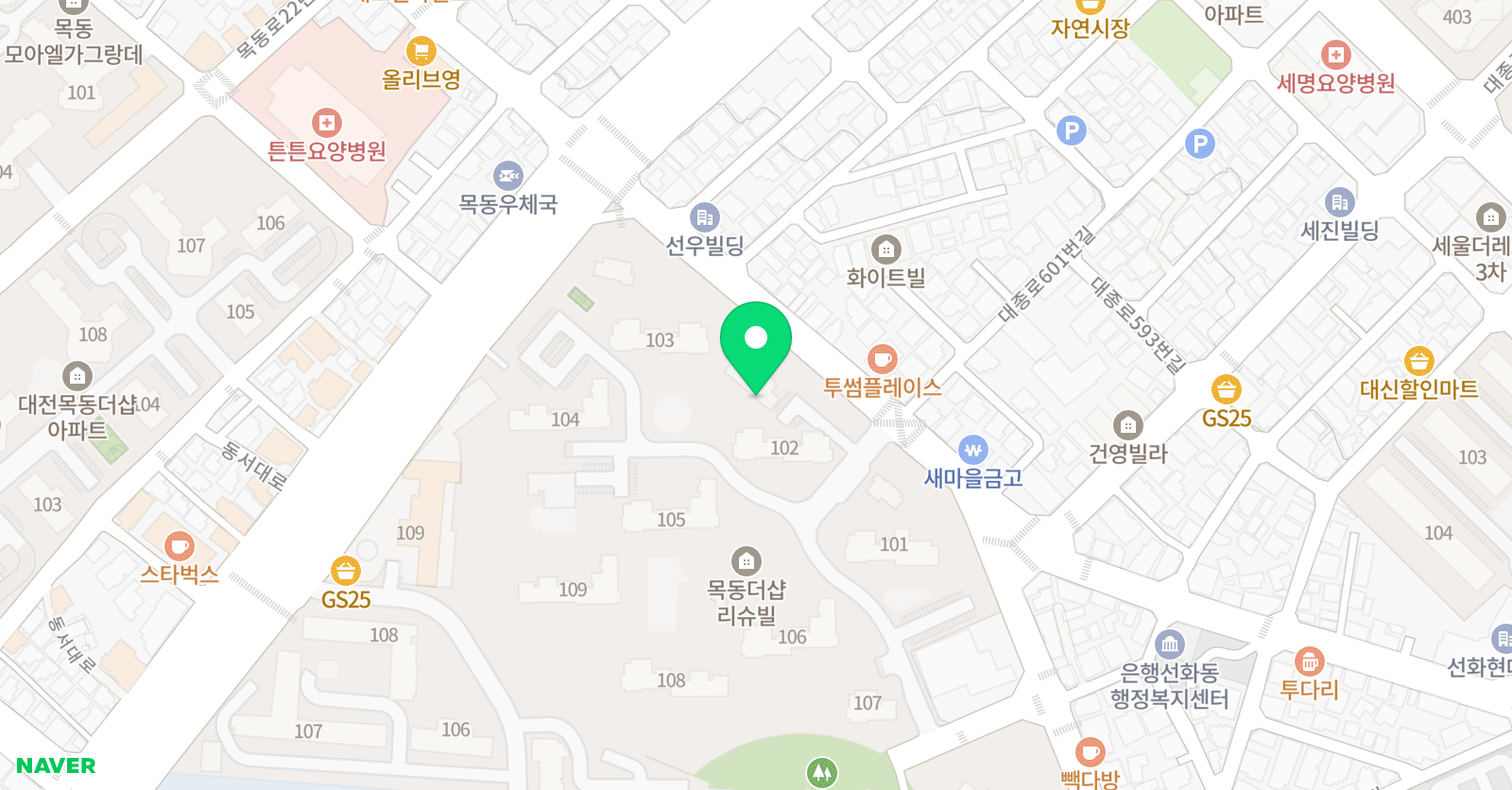 라온 피아노음악학원 위치
