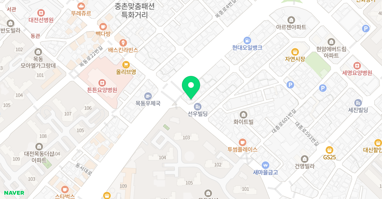 와이엘 영어학원 위치