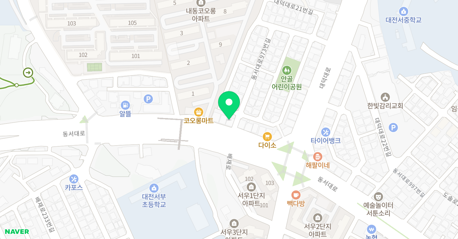보타닉 영어학원 위치
