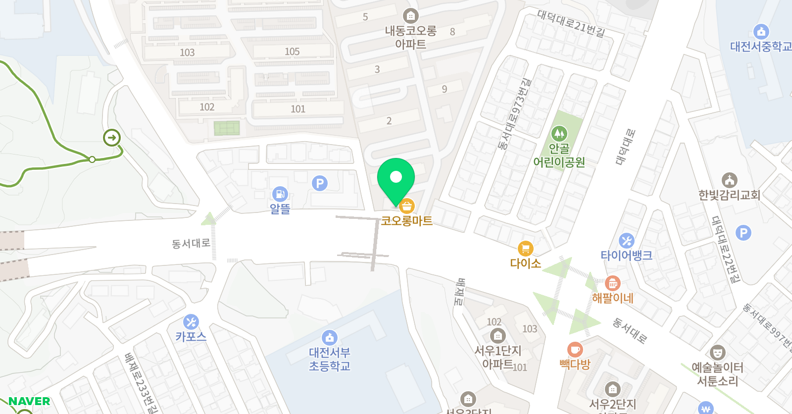 HOT 음악학원 위치