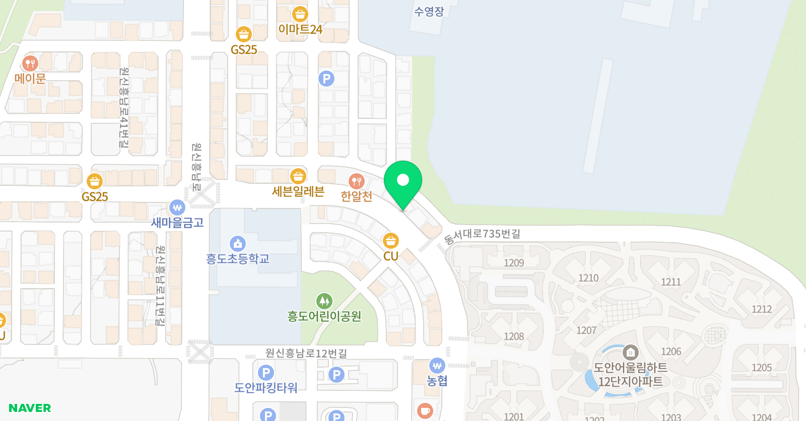 푸푸아트 미술학원 위치