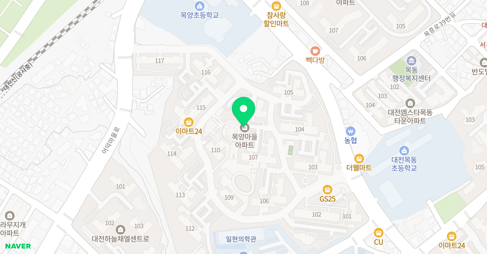 프렌잉글리시 목양마을점 위치