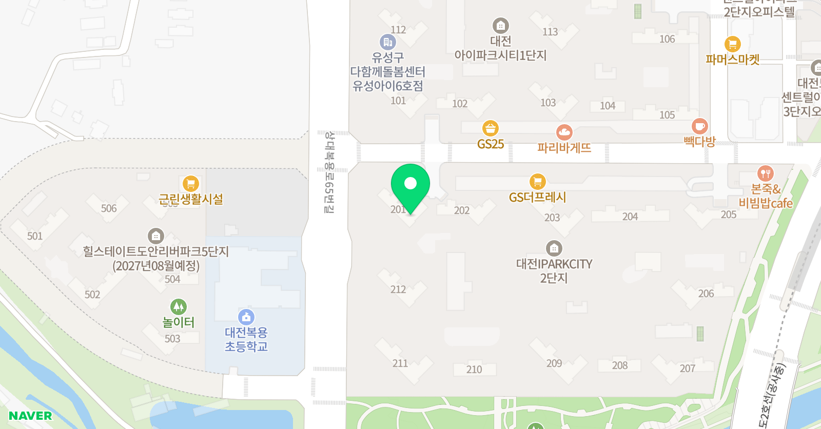 링키홈 대전아이파크시티점 위치