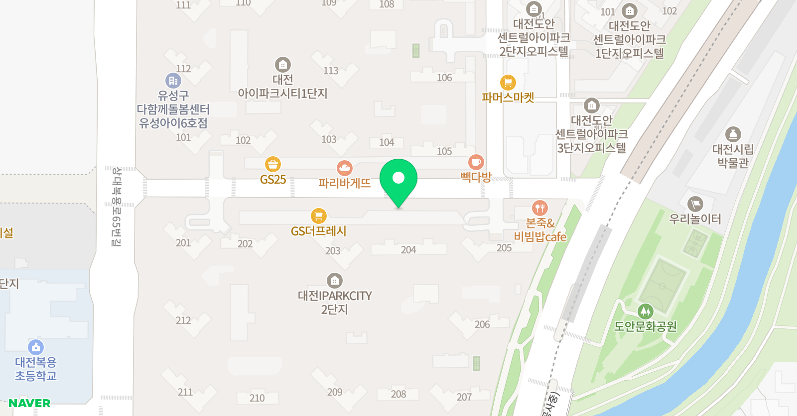 리더스 태권도 상대관 위치