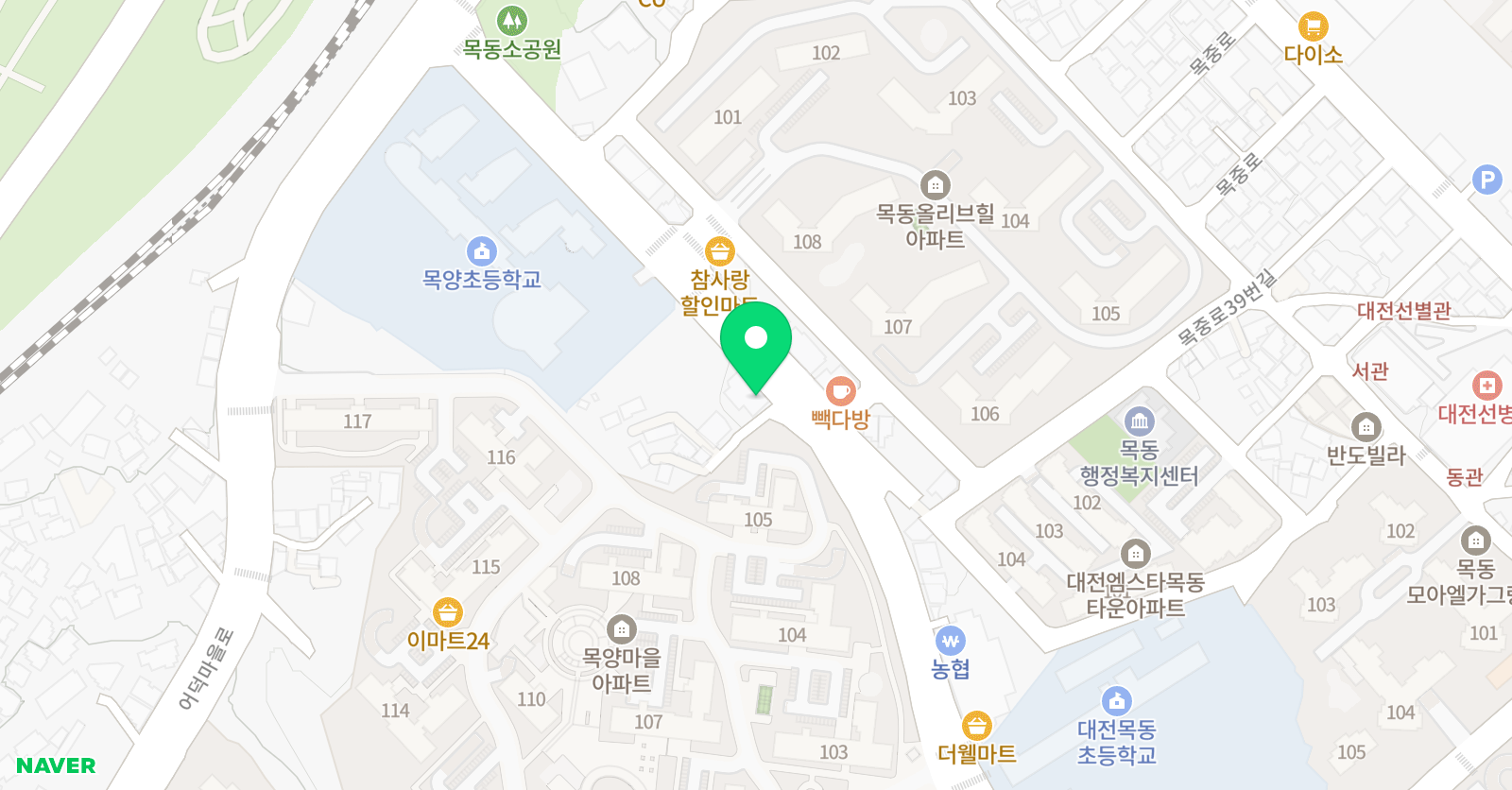한국체대석사 태권도장 위치