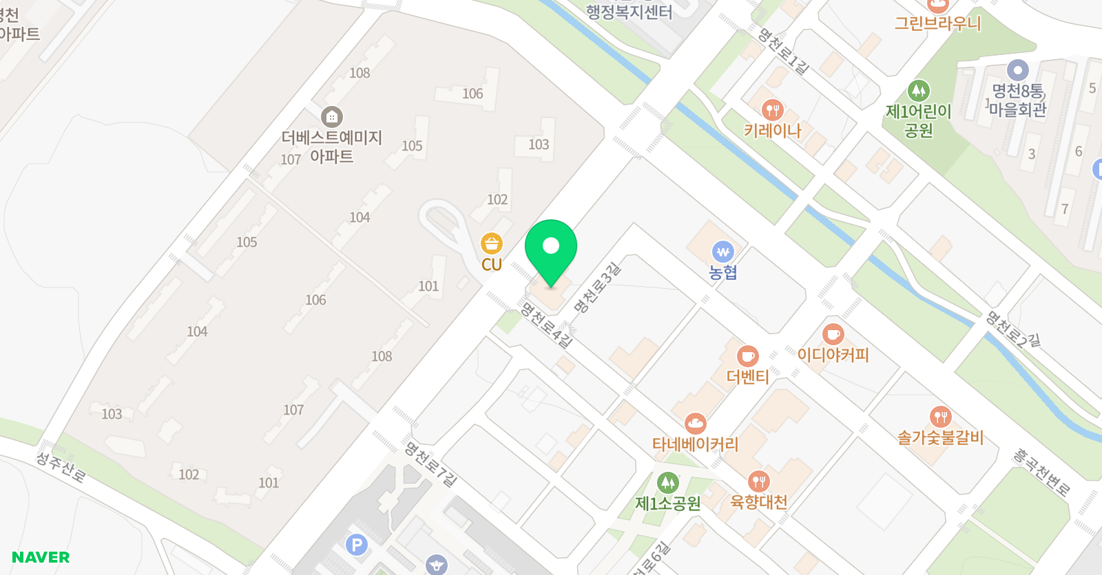 아소비학원 보령점 위치
