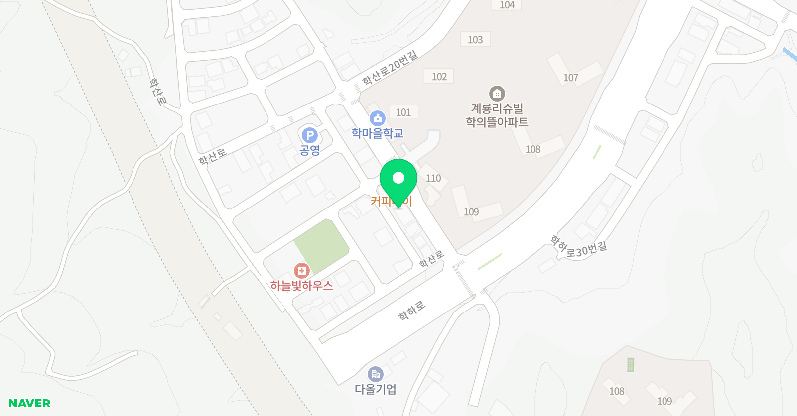 라온프렌즈클럽 영어학원 위치