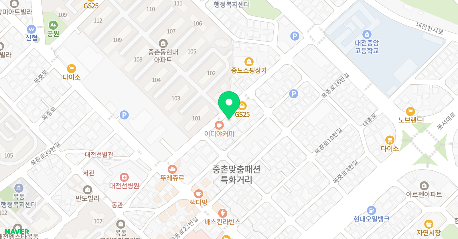 에쎔 댄스 위치