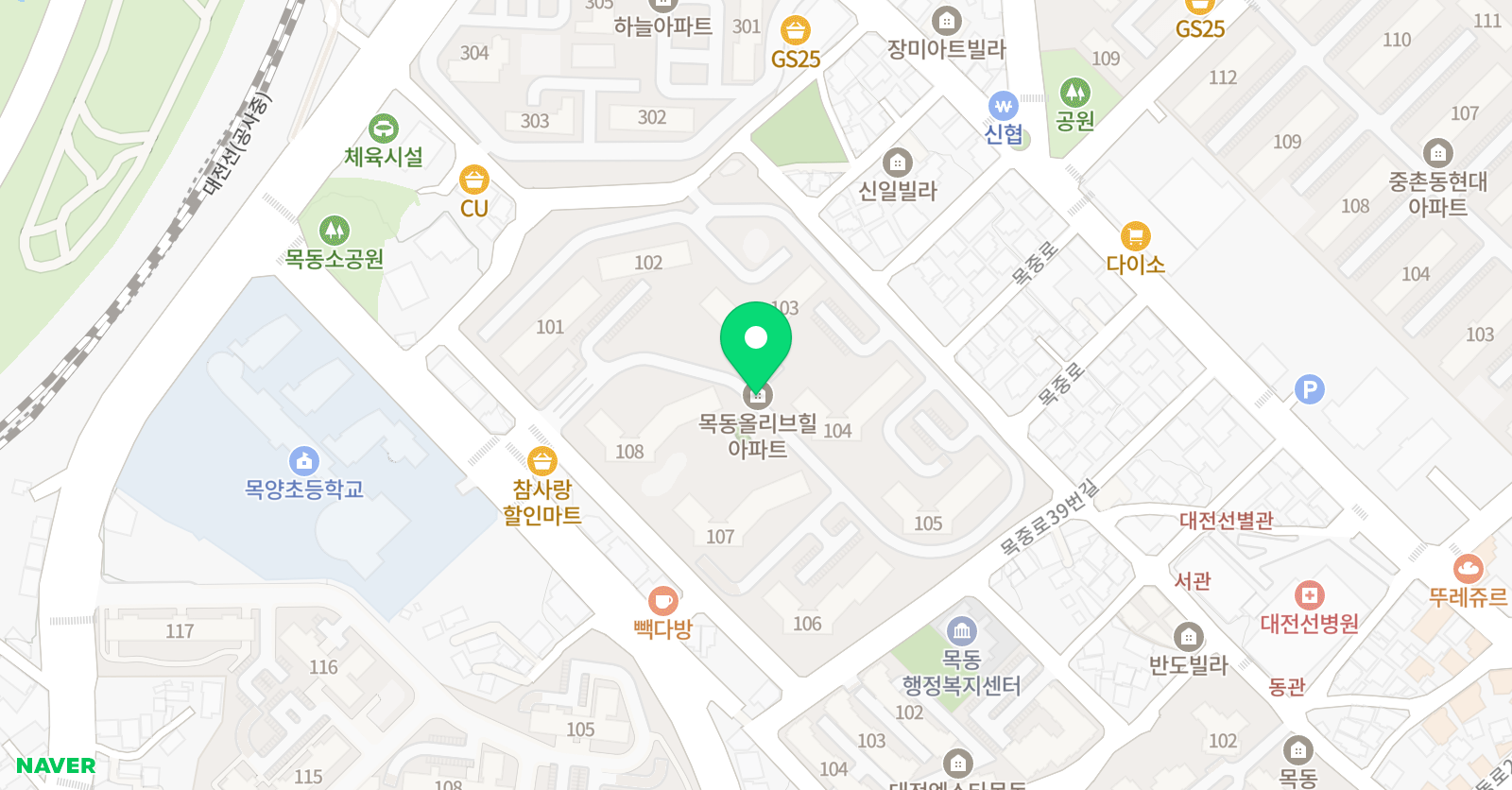 올리브 공부방 위치