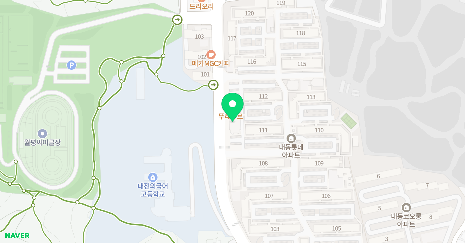 이룸플러스 영수학원 위치