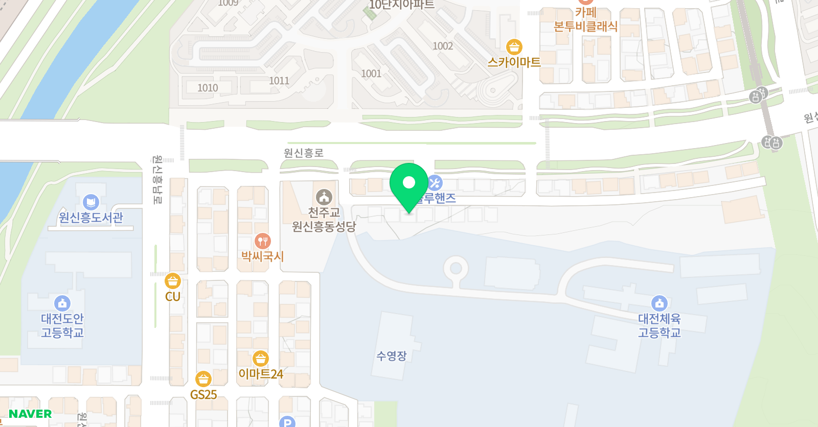 커들리쉬 영어놀이터학원 위치
