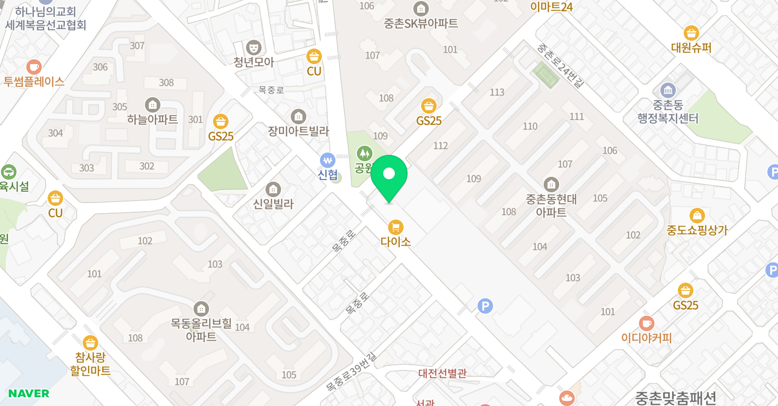 용인대우리 태권도 위치