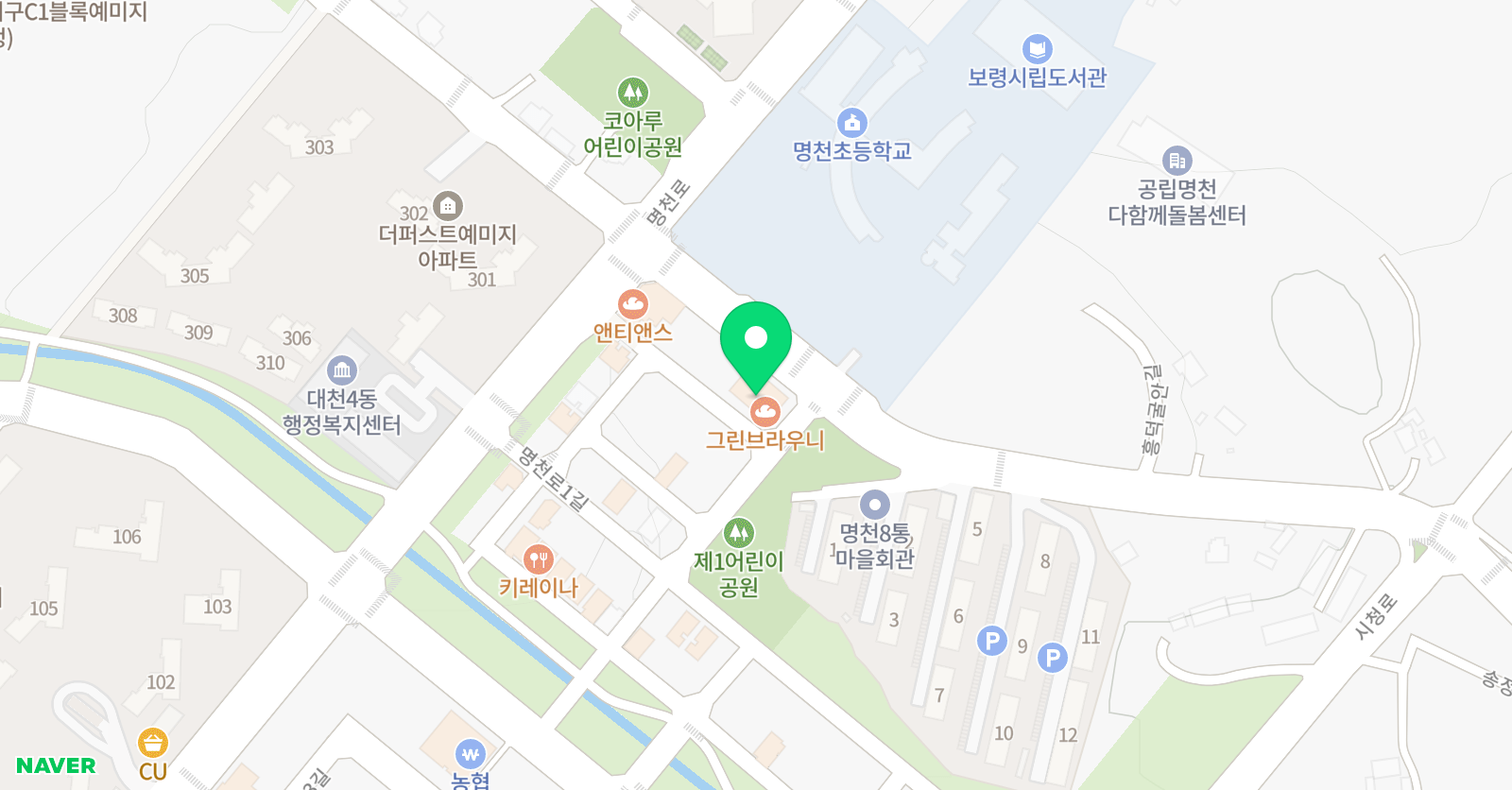켈리어학원 위치
