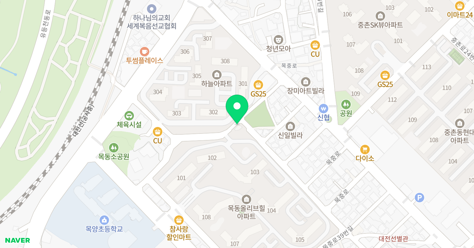 목원 음악학원 위치