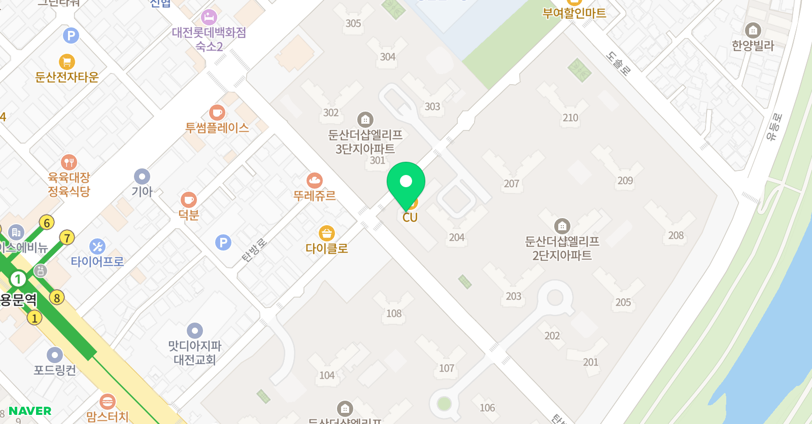 더샵라움음악학원 위치