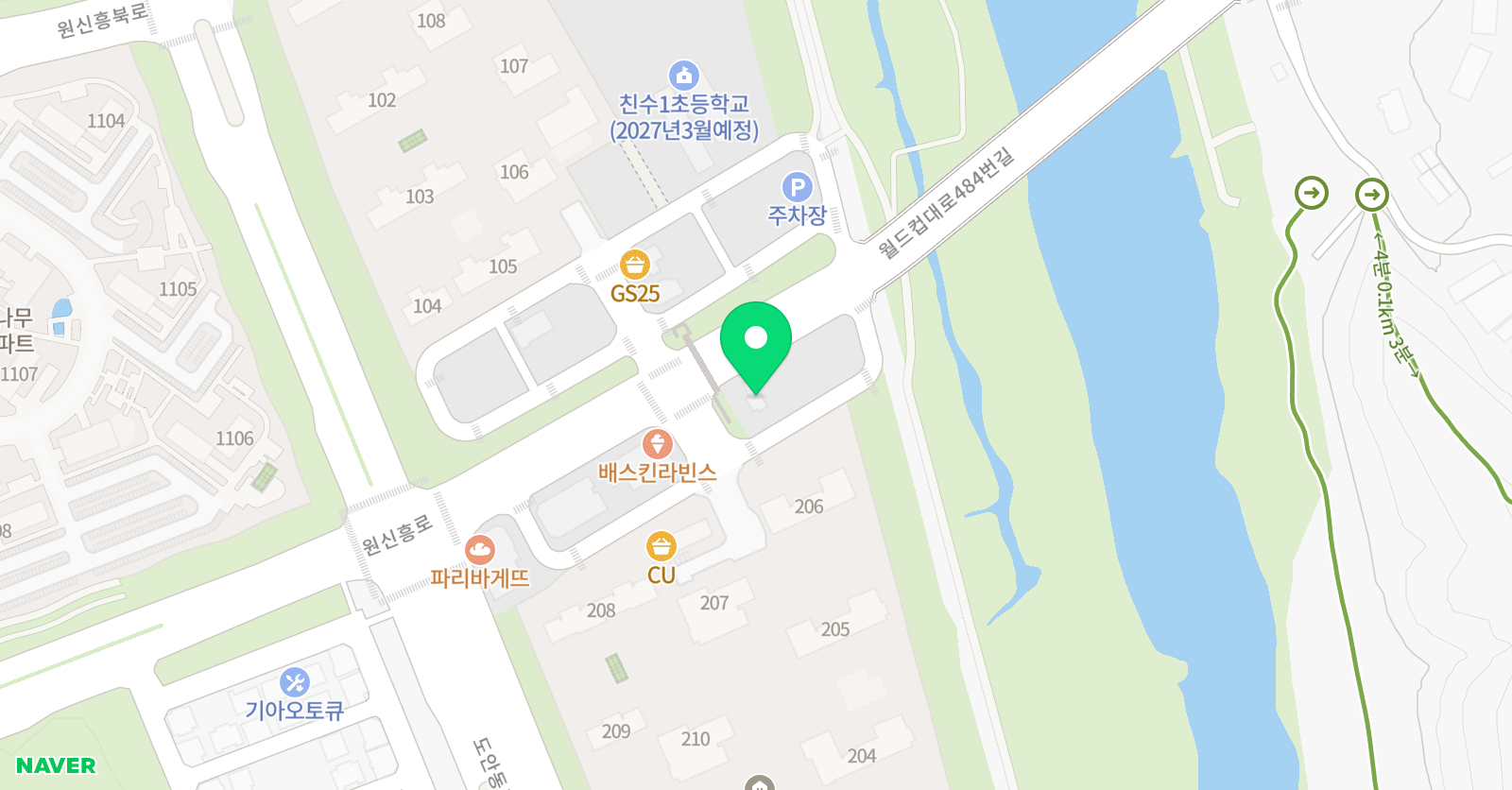 야마하 음악교실 대전원신흥타운센터 위치