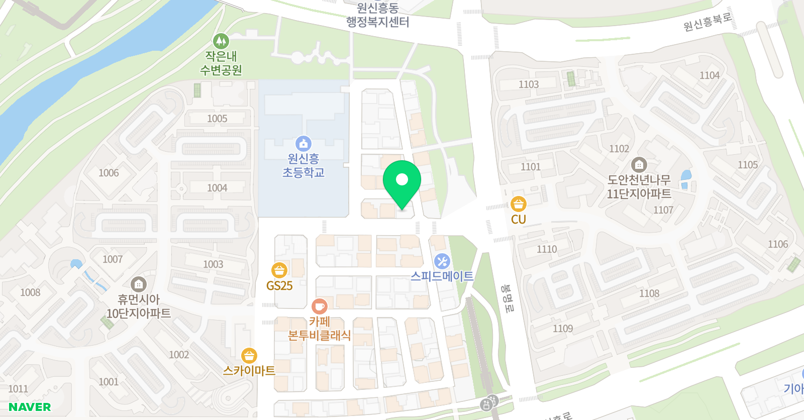 YBM 리딩클럽 원신흥1센터 위치