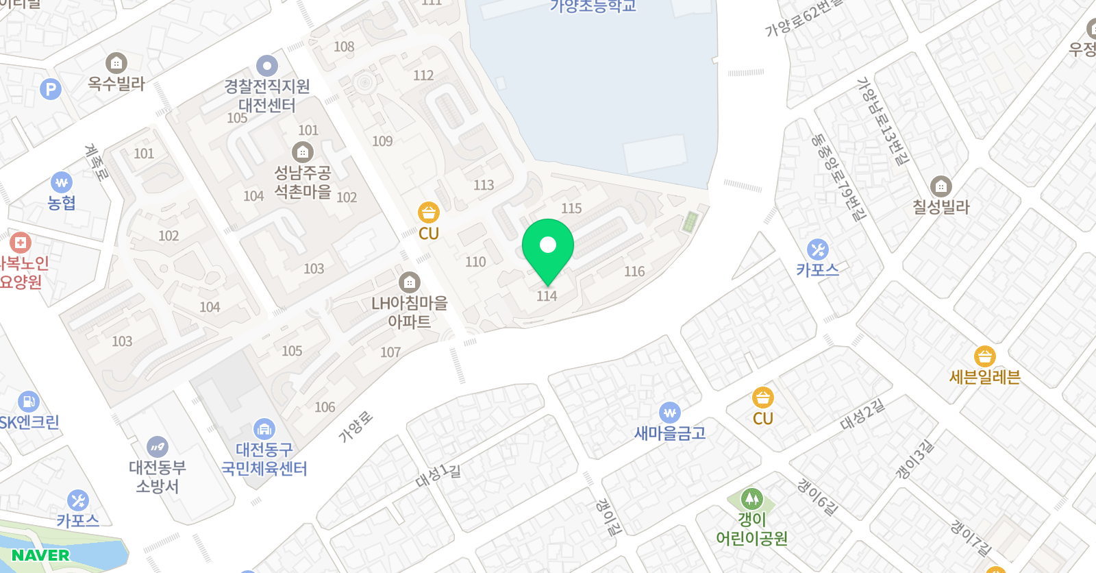 리드인 가양 아침마을 신선생점 위치