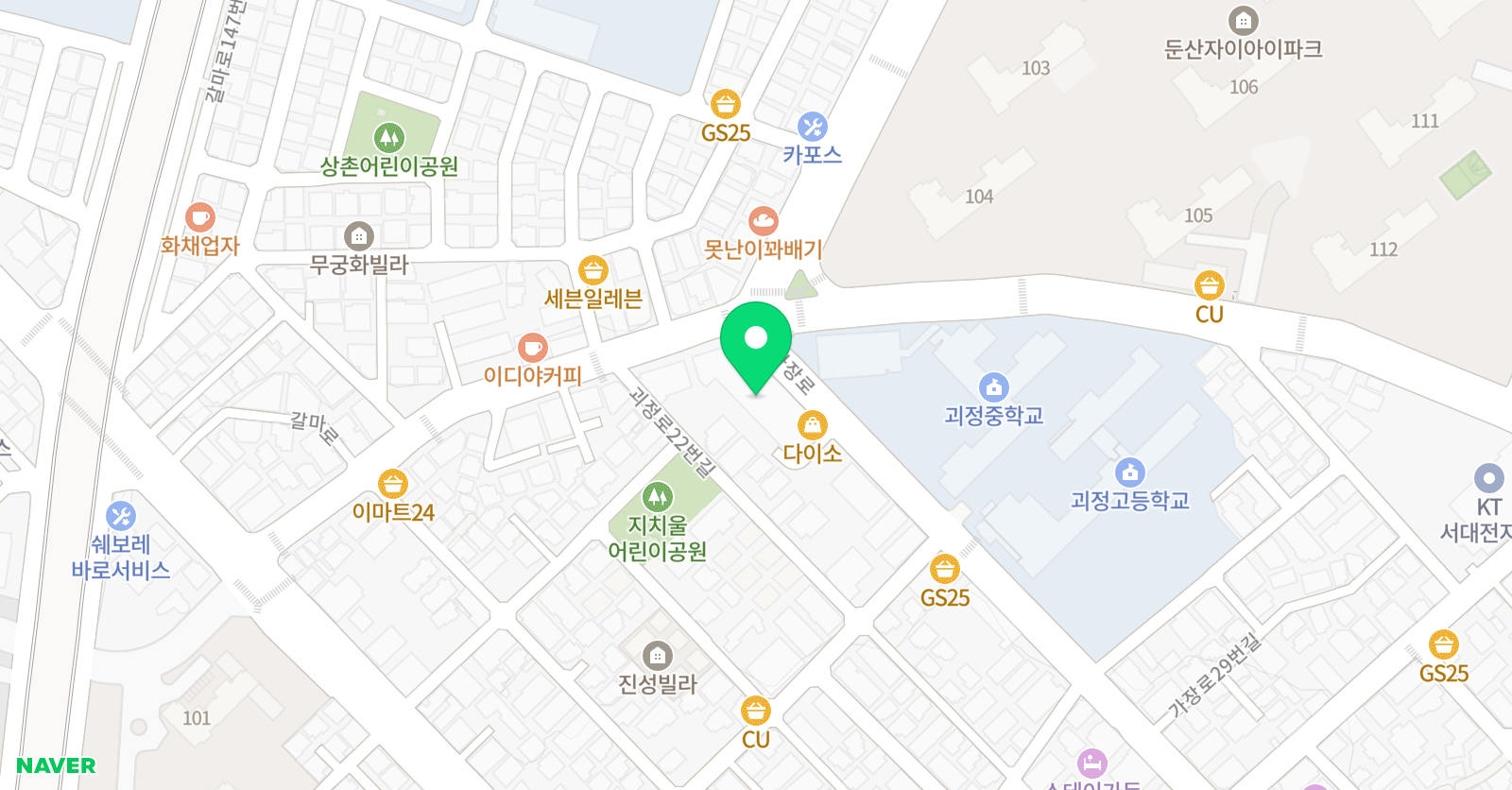 청담 수학원 위치