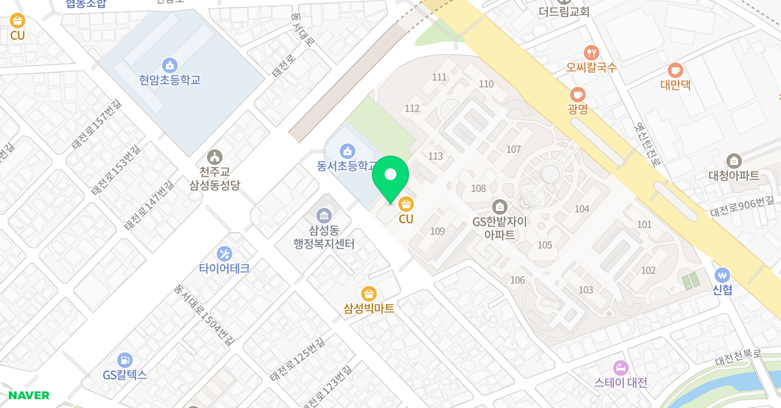 자이메이플 학원 위치