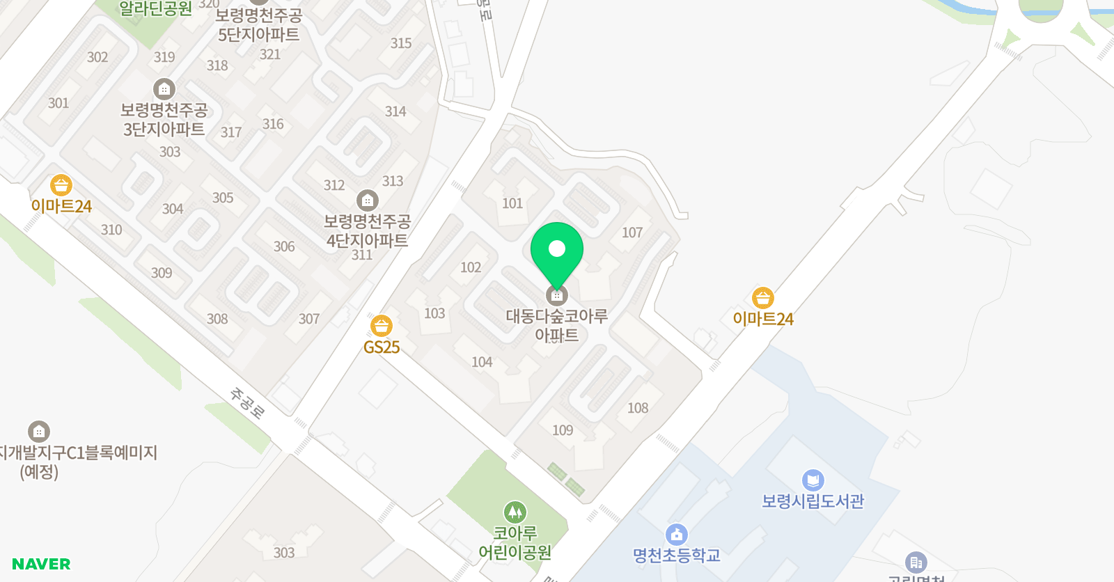 오창 영논술수학 위치